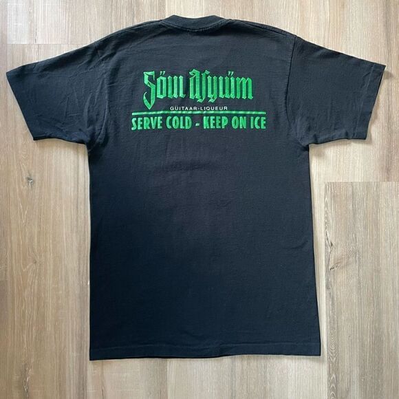 Vintage 90s Fruit of the Loom Men’s Large Soul Asylum Guitaar Liquor T-Shirt USA - Picture 6 of 6